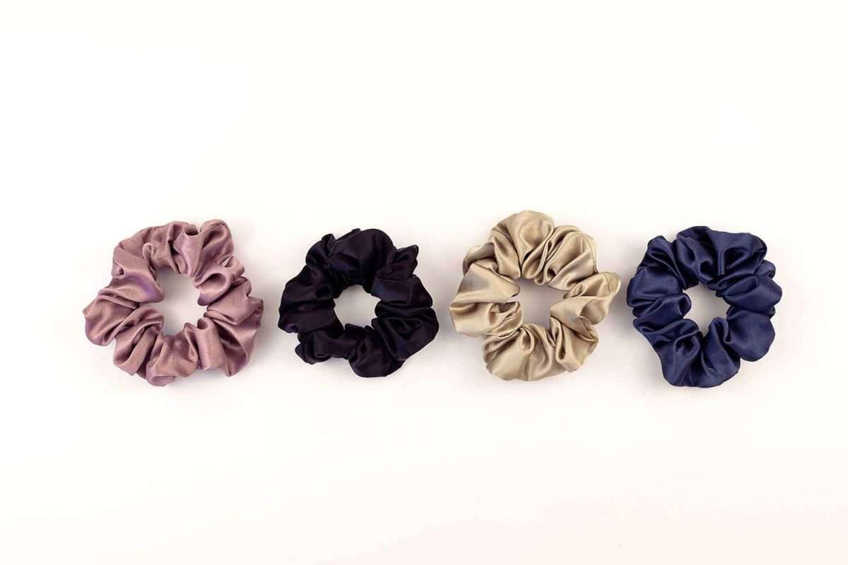 Scrunchies 100% Mulberry Silk Fringe Products - Imagen 5